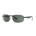 Ray-ban Rb3527 61mm Rectangle Sunglasses, Adult Unisex, Grey Other