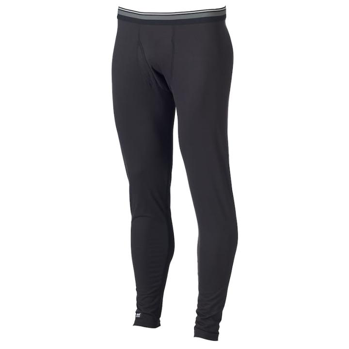 Men's Heat Holders Comfort Stretch Base Layer Performance Pants, Size: Medium, Black