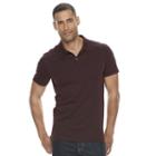 Men's Apt. 9&reg; Modern-fit Birdseye Stretch Polo, Size: Xxl, Drk Purple