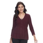 Women's Croft & Barrow&reg; Swing Cardigan, Size: Large, Brt Blue
