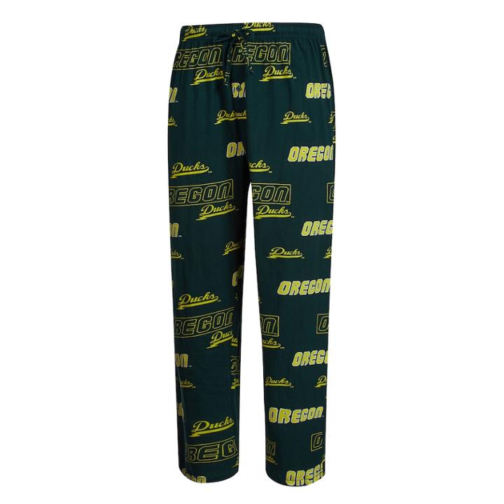 Men's Concepts Sport Oregon Ducks Slide Lounge Pants, Size: Large, Green