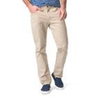 Big & Tall Chaps Straight-fit Stretch 5-pocket Twill Pants, Men's, Size: 50x32, Beig/green (beig/khaki)