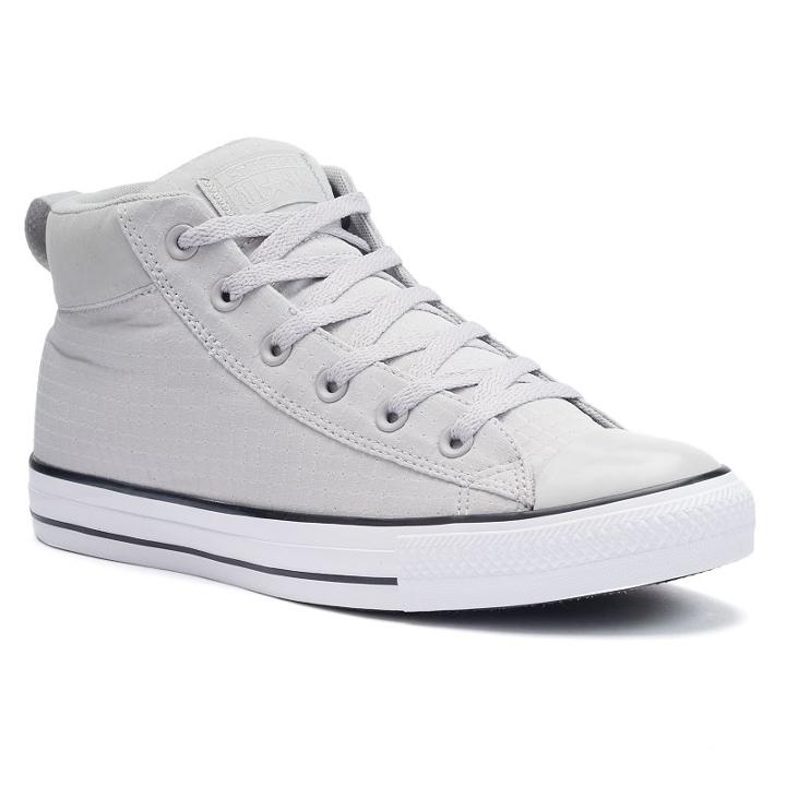 Men's Converse Chuck Taylor All Star Street Mid Squares Shoes, Size: 9, Grey Other