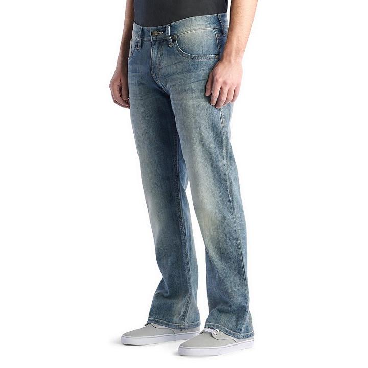 Men's Rock & Republic Cover Charge Stretch Bootcut Jeans, Size: 36x32, Med Blue