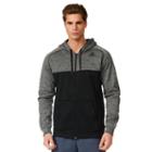 Men's Adidas Colorblock Fleece Pullover, Size: Medium, Dark Grey