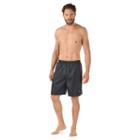 Men's Speedo Geometric Tech Stretch Volley Swim Shorts, Size: Medium, Blue (navy)