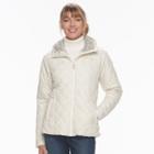 Women's Columbia Copper Crest Hooded Quilted Jacket, Size: Small, White Oth