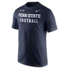 Men's Nike Penn State Nittany Lions Football Facility Tee, Size: Medium, Blue (navy)