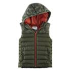 Boys 4-7x Sonoma Goods For Life&trade; Quilted Hooded Vest, Size: 4, Dark Green
