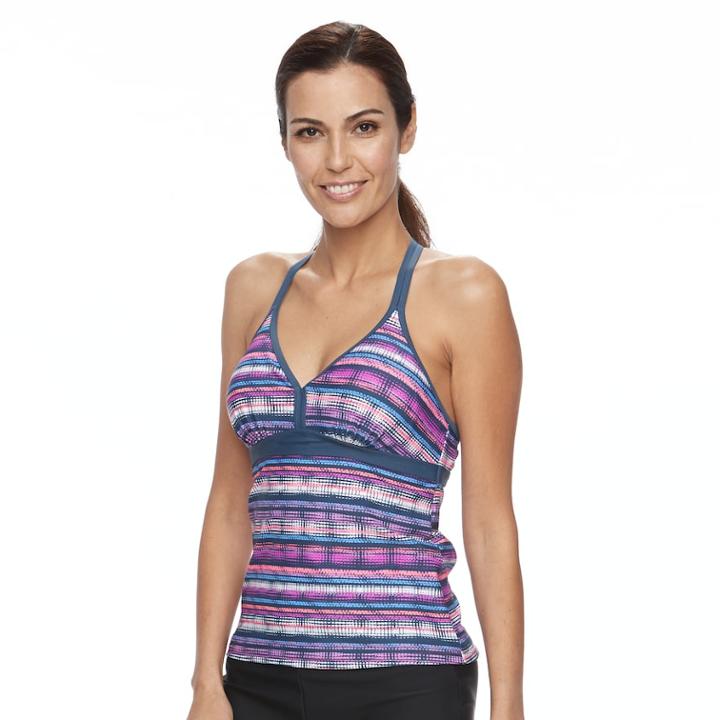 Women's Free Country Racerback Tankini Top, Size: Large, Med Red