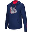 Women's Gonzaga Bulldogs Crossover Hoodie, Size: Xl, Med Blue