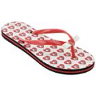 Women's Louisville Cardinals Flip Flops, Girl's, Size: Xl, Red