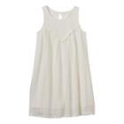 Girls 7-16 Mudd&reg; Keyhole Crochet Dress, Girl's, Size: 14, White Oth