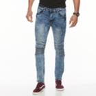 Men's Rawx Slim-fit Moto Stretch Jeans, Size: 32x32, Med Blue