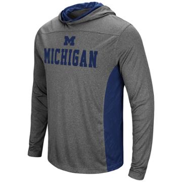 Men's Campus Heritage Michigan Wolverines Wingman Hoodie, Size: Large, Oxford
