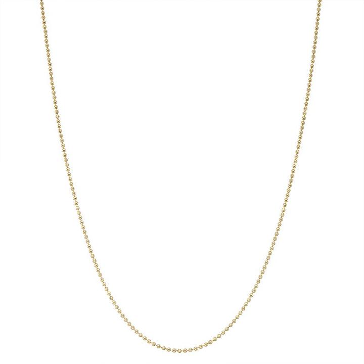 Junior Jewels Kids' Sterling Silver Ball Chain Necklace, Women's, Size: 13, Yellow