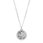 Silver Expressions By Larocks Cubic Zirconia You Are My Sunshine Flower Pendant, Women's, Grey