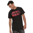 Men's Star Wars: Episode Viii The Last Jedi Tee, Size: Xl, Black
