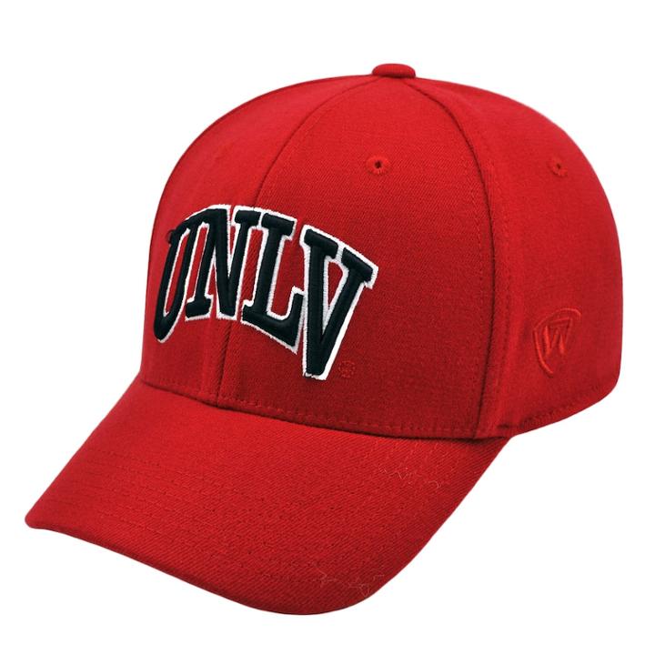 Adult Top Of The World Unlv Rebels Premium Collection One-fit Cap, Men's, Med Red