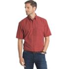 Men's Arrow Boardwalk Bay Classic-fit Crosshatch Button-down Shirt, Size: Large, Red Other