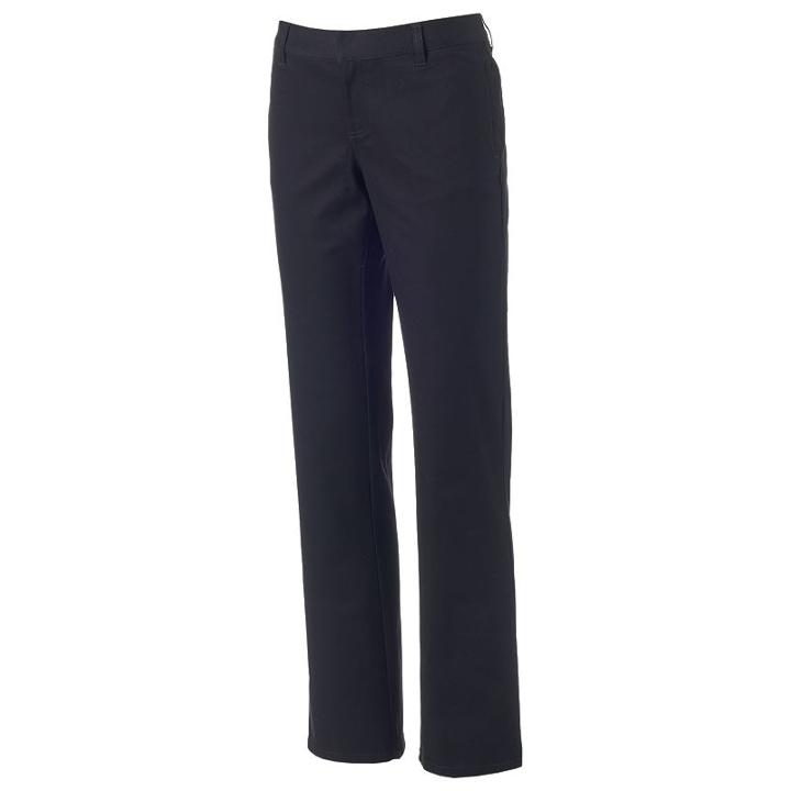 Juniors' Lee Uniforms Original Bootleg Pants, Kids Unisex, Size: 1, Black