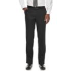 Men's Savile Row Modern-fit Stretch Dress Pants, Size: 44x32, Black