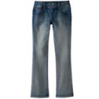 7-16 Mudd&reg; Double Button Skinny Bootcut Jeans, Size: 7, Blue Other