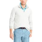 Men's Chaps Classic-fit Easy-care Knit Quarter-zip Pullover, Size: Large, Grey