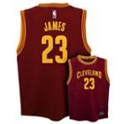 Boys 8-20 Adidas Cleveland Cavaliers Lebron James Nba Replica Jersey, Boy's, Size: L(14/16), Red