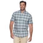 Big & Tall Croft & Barrow&reg; Classic-fit Easy-care Button-down Shirt, Men's, Size: Xxl Tall, Light Blue