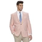 Men's Chaps Seersucker Classic-fit Sport Coat, Size: 40 - Regular, Orange