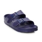Women's Mudd&reg; Molded Double Strap Sandals, Size: Large, Blue (navy)