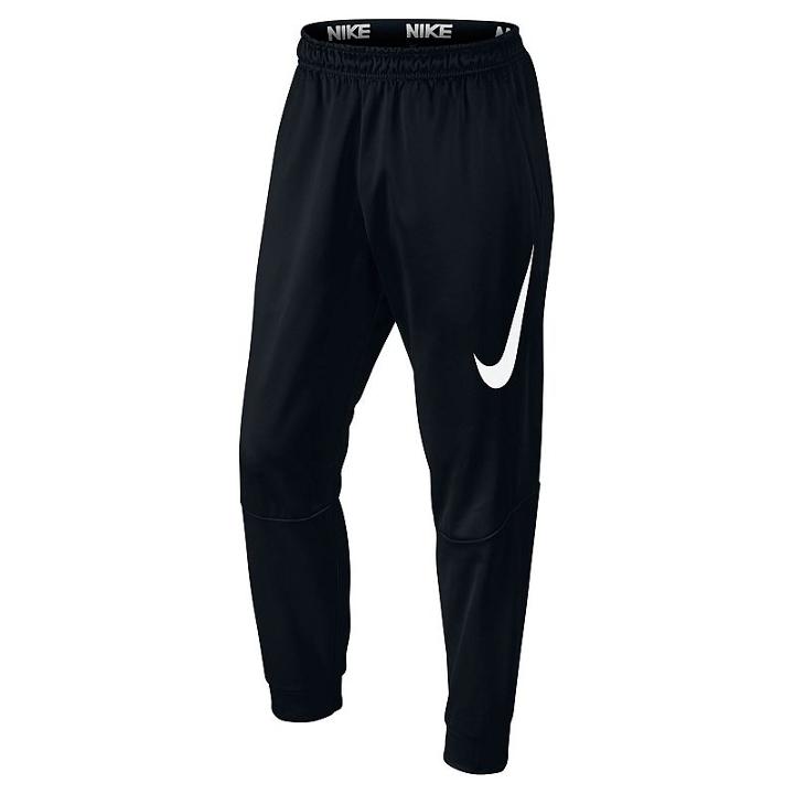 Men's Nike Therma Tapered Pants, Size: Medium, Grey (charcoal)