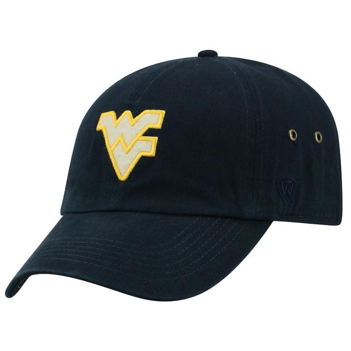 Adult Top Of The World West Virginia Mountaineers Reminant Cap, Men's, Blue (navy)