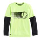 Boys 4-10 Jumping Beans&reg; Sporty Playcool Mock Layer Tee, Size: 5, Brt Yellow