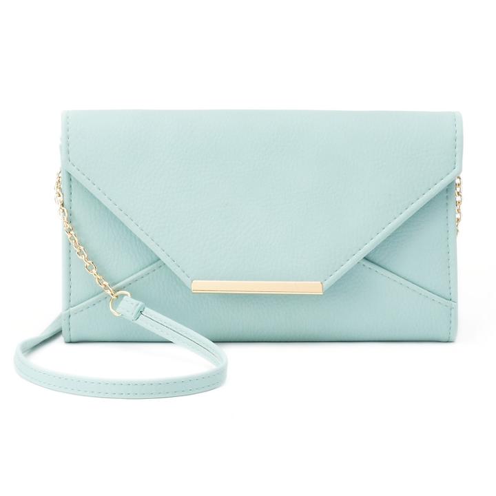 Apt. 9&reg; Rfid-blocking Envelope Crossbody Wallet, Women's, Green