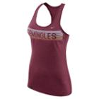 Women's Nike Florida State Seminoles Dri-fit Touch Tank Top, Size: Large, Red
