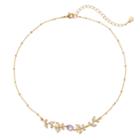 Lc Lauren Conrad Marquise Stone Vine Necklace, Women's, Blue