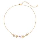 Lc Lauren Conrad Marquise Stone Vine Necklace, Women's, Blue