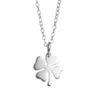 Journee Collection Sterling Silver Four Leaf Clover Pendant Necklace, Women's, Size: 18, Multicolor
