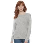 Women's Juicy Couture Embellished Crewneck Sweatshirt, Size: Large, Grey