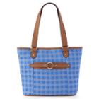 Croft & Barrow&reg; O-ring Jacquard Tote, Women's, Blue Other