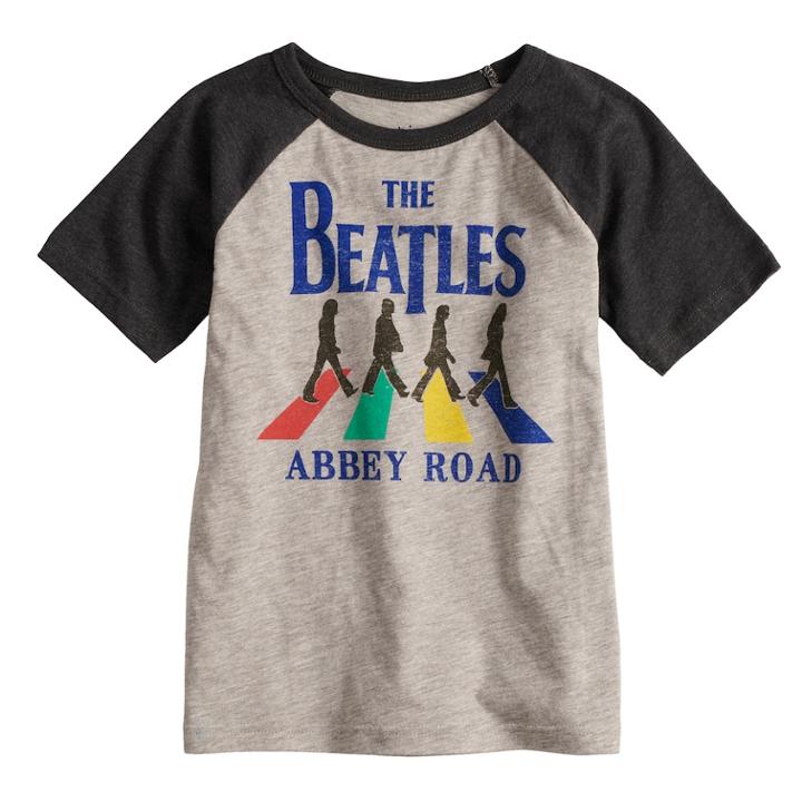 Boys 4-10 Jumping Beans&reg; The Beatles Abbey Road Raglan Graphic Tee, Size: 7, Med Grey