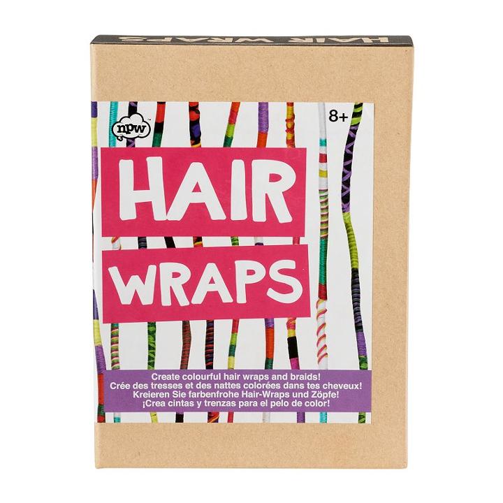 Girls Hair Wraps Kit, Multicolor