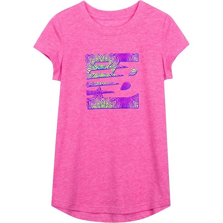 Girls 4-6x New Balance Relaxed-fit Performance Graphic Tee, Girl's, Size: 6, Med Pink