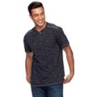 Men's Rock & Republic Layered-collar Henley, Size: Small, Black