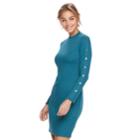 Women's Apt. 9&reg; Ribbed Sheath Dress, Size: Large, Turquoise/blue (turq/aqua)
