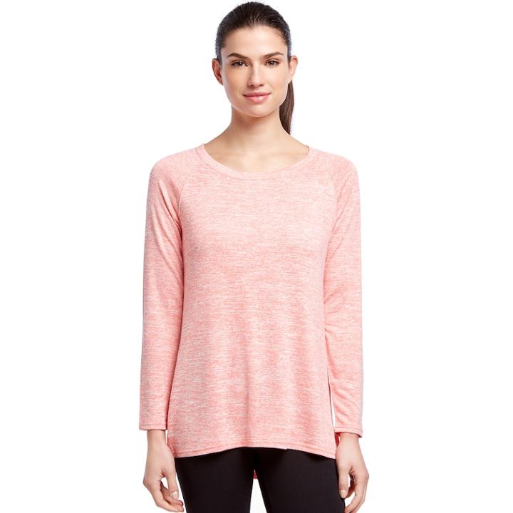 Women's Jockey Sport Tech Sweater Tunic, Size: Xl, Brt Red