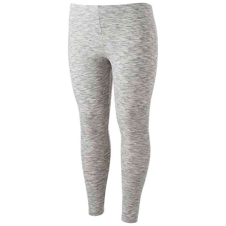 Juniors' Plus Size So&reg; Long Leggings, Teens, Size: 1xl, Med Grey