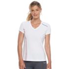 Women's Fila Sport&reg; Essential V-neck Short Sleeve Tee, Size: Xs, White